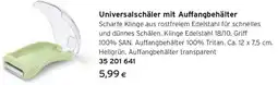 Tchibo Eduscho Universalschäler mit Auffangbehälter Angebot