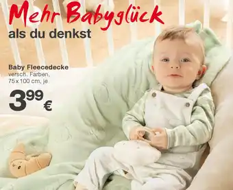 KiK Baby Fleecedecke Angebot