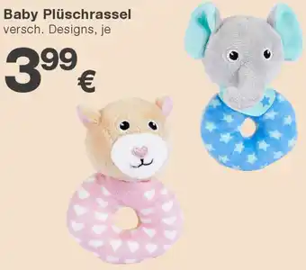 KiK Baby Plüschrassel Angebot