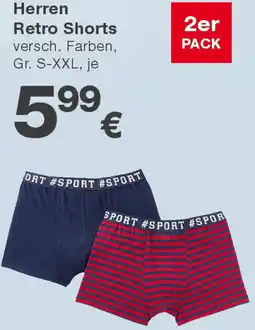 KiK Herren Retro Shorts Angebot