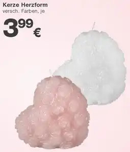 KiK Kerze Herzform Angebot