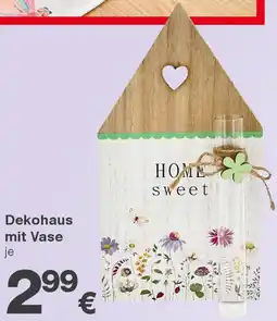 KiK Dekohaus mit Vase Angebot