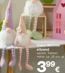 KiK Deko-Wichtel sitzend Angebot