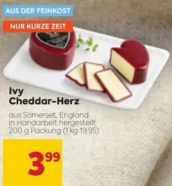 Billa Ivy Cheddar Herz 200 g Angebot