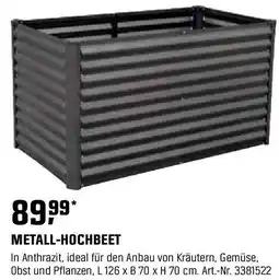 OBI Metall-Hochbeet Angebot