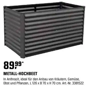 OBI Metall-Hochbeet Angebot