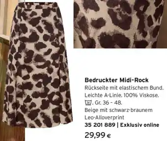 Tchibo Eduscho Bedruckter Midi-Rock Angebot