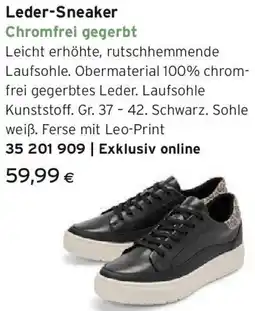 Tchibo Eduscho Leder-Sneaker Angebot