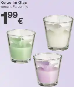 KiK Kerze im Glas Angebot