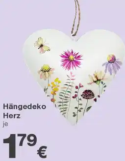 KiK Hängedeko Herz Angebot