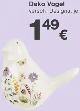 KiK Deko Vogel Angebot