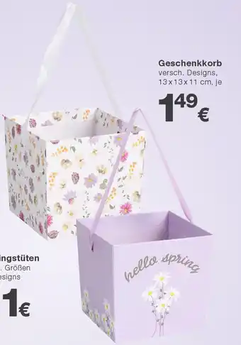 KiK Geschenkkorb Angebot