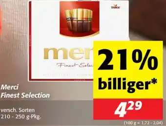 Nah&Frisch Merci Finest Selec Angebot