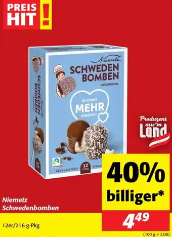 Nah&Frisch Niemetz Schwedenbomben Angebot