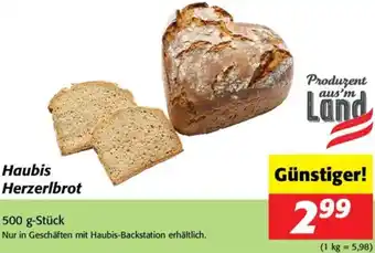 Nah&Frisch Haubis Herzerlbrot Angebot