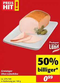 Nah&Frisch Greisinger Ofen-Leberkäse Angebot