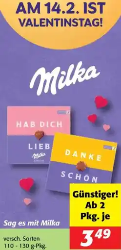 Nah&Frisch Sag es mit Milka Angebot