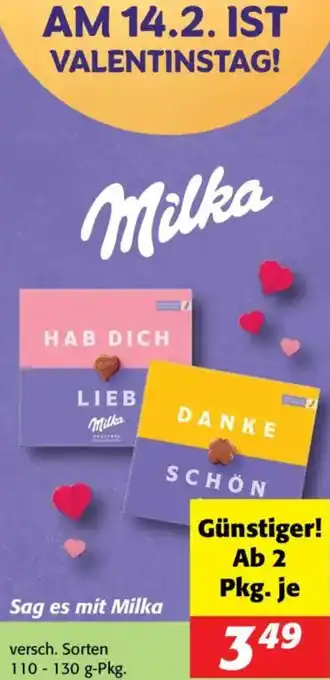 Nah&Frisch Sag es mit Milka Angebot