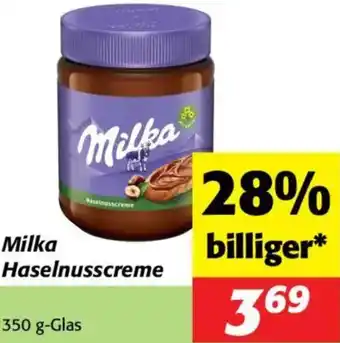 Nah&Frisch Milka Haselnusscreme Angebot