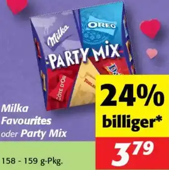 Nah&Frisch Milka Favourites oder Party Mix Angebot