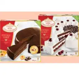 Maximarkt Festtagstorte Sacher, Schwarzwälder Kirsch oder Erdbeer Joghurt-Torte Maximarkt Angebot