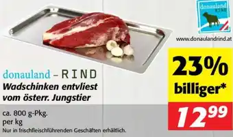 Nah&Frisch Wadschinken entvliest vom österr. Jungstier Angebot