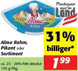 Nah&Frisch Alma Rahm, Pikant oder Sortiment Angebot