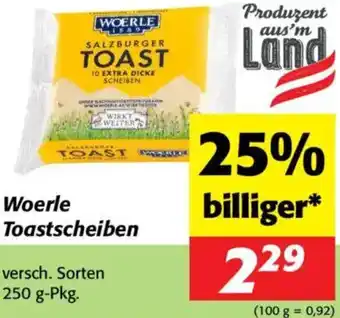 Nah&Frisch Woerle Toastscheiben Angebot