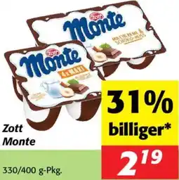 Nah&Frisch Zott Monte Angebot