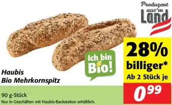 Nah&Frisch Haubis Bio Mehrkornspitz Angebot