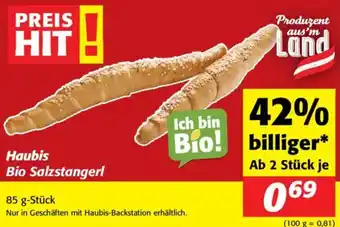 Nah&Frisch Haubis Bio Salzstangerl Angebot