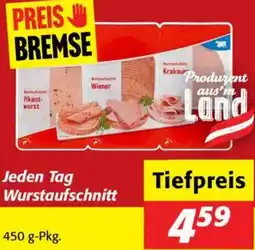 Nah&Frisch Jeden Tag Wurstaufschnitt Angebot