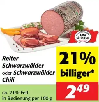 Nah&Frisch Reiter Schwarzwälder oder Schwarzwälder Chili Angebot