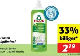 Nah&Frisch Frosch Spülmittel Angebot