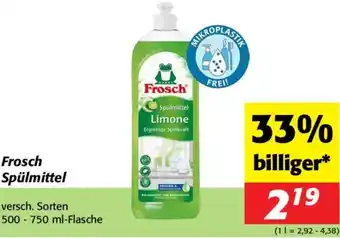 Nah&Frisch Frosch Spülmittel Angebot