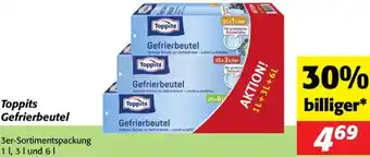 Nah&Frisch Toppits Gefrierbeutel Angebot