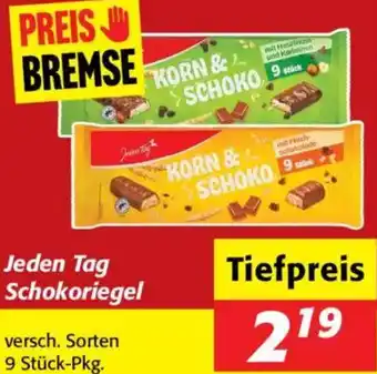 Nah&Frisch Jeden Tag Schokoriegel Angebot