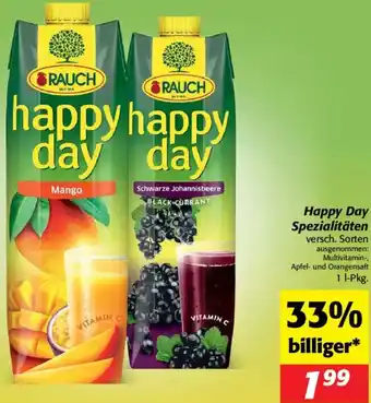 Nah&Frisch Happy Day Spezialitäten Angebot