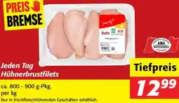 Nah&Frisch Jeden Tag Hühnerbrustfilets Angebot