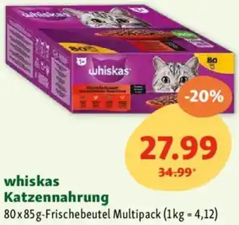 Fressnapf whiskas Katzennahrung Angebot