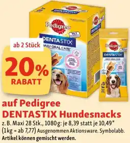 Fressnapf auf Pedigree DENTASTIX Hundesnacks Angebot