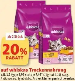 Fressnapf auf whiskas Trockennahrung Angebot