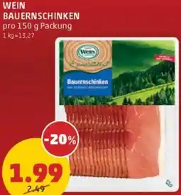 PENNY Bauernschinken Angebot