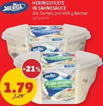 PENNY Heringsfilets in sahnesauce Angebot