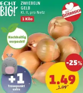 PENNY Zwiebeln gelb Angebot