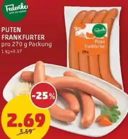 PENNY Puten frankfurter Angebot