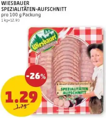 PENNY Wiesbauer spezialitäten-aufschnitt Angebot