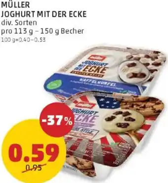 PENNY Müller joghurt mit der ecke Angebot