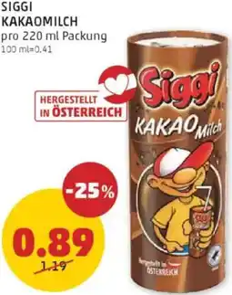 PENNY Kakaomilch Angebot