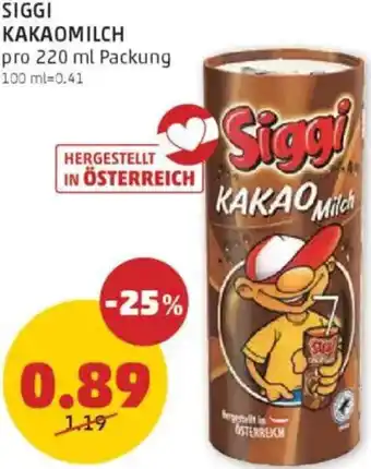 PENNY Kakaomilch Angebot